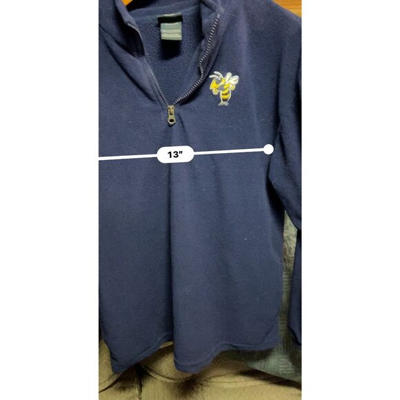 Georgia Tech Yellow Jackets Fleece Pullover, Youth Size 16/18 - Picture 7 of 9